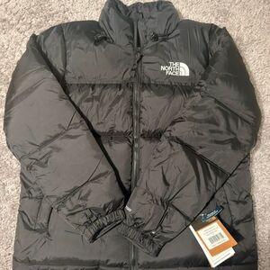 The North Face Men's Black Puffer Jacket 1996 Retro Nuptse